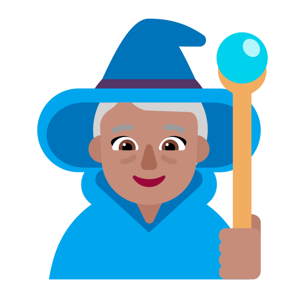 Woman Mage Flat Medium