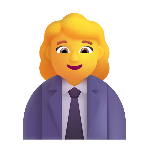 Woman Office Worker Color Default Vector