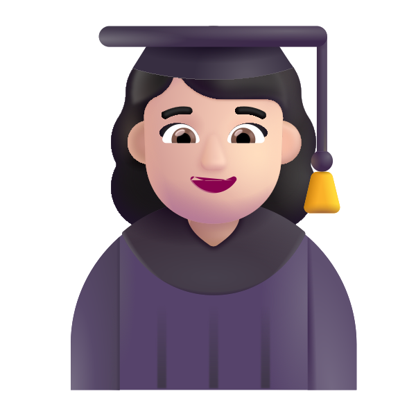 Woman Student Color Light