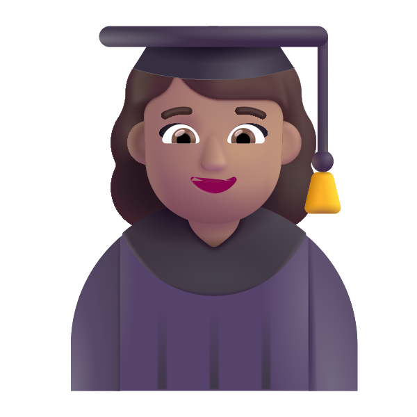 Woman Student Color Medium Vector