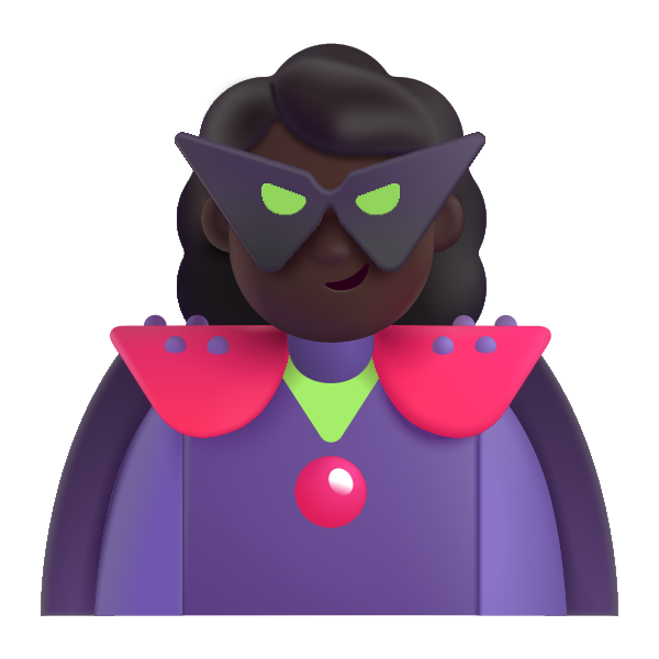 Woman Supervillain Color Dark