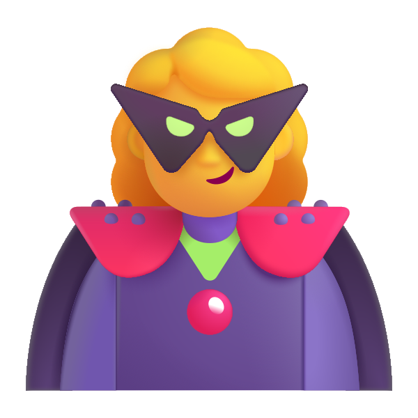 Woman Supervillain Color Default Vector