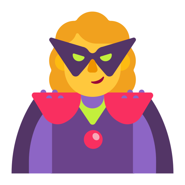 Woman Supervillain Flat Default