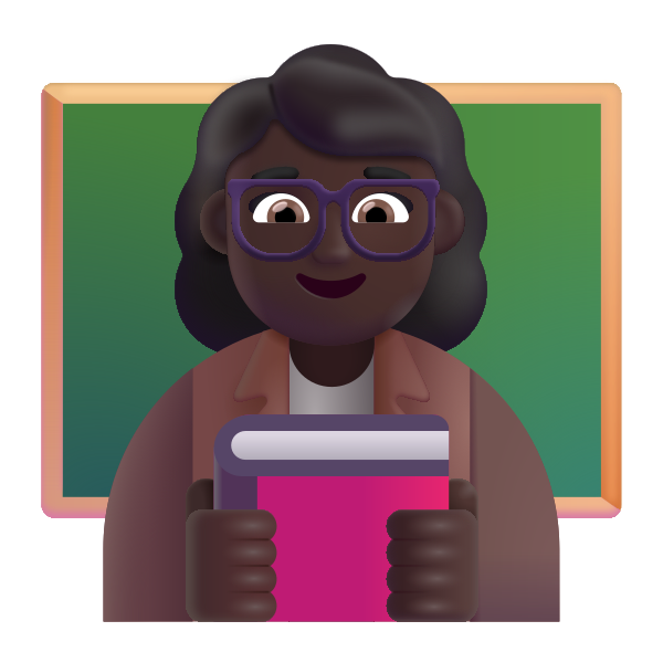 Woman Teacher Color Dark