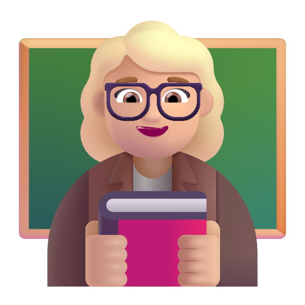 Woman Teacher Color Medium Light