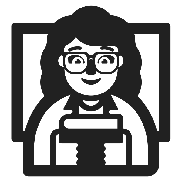Woman Teacher High Contrast Default