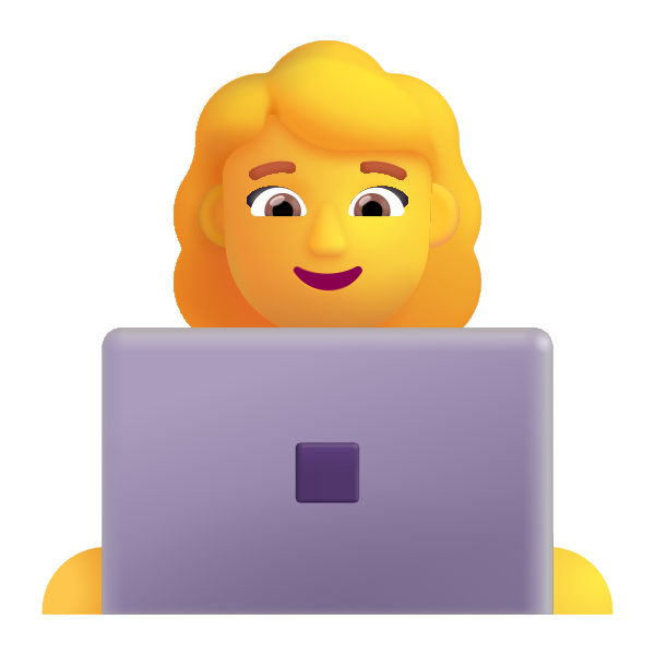 Woman Technologist Color Default Vector