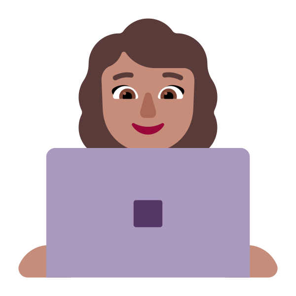 Woman Technologist Flat Medium