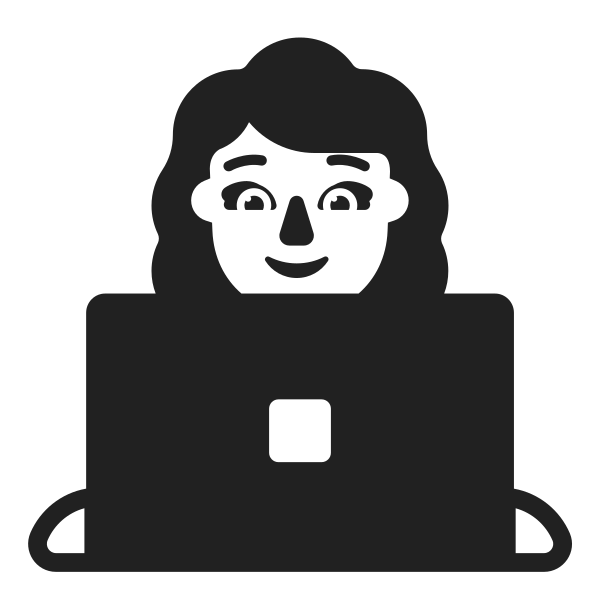 Woman Technologist High Contrast Default