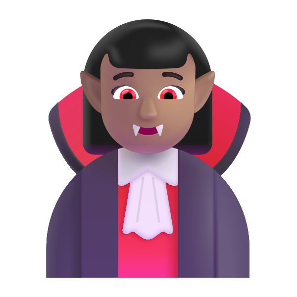 Woman Vampire Color Medium