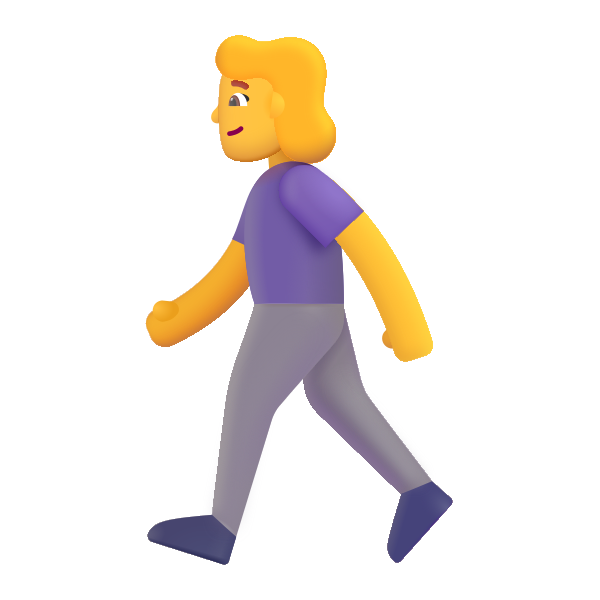 Woman Walking Color Default