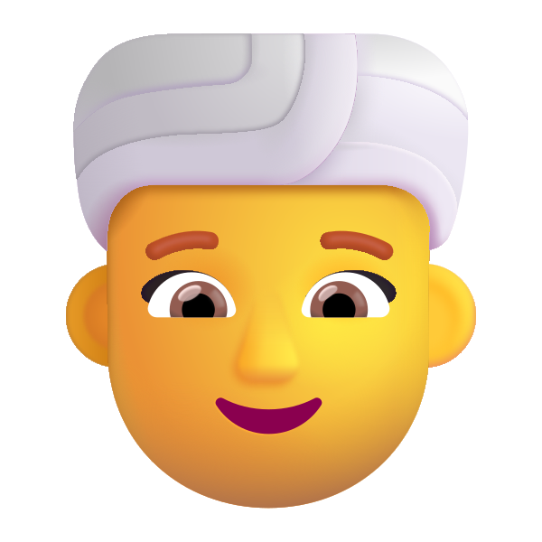 Woman Wearing Turban Color Default