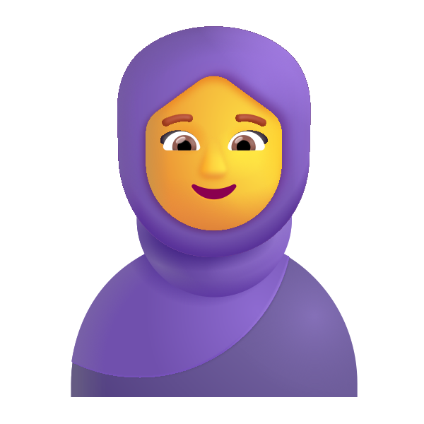 Woman With Headscarf Color Default Vector