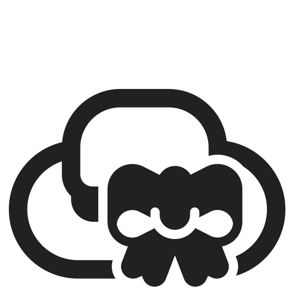 Womans Hat High Contrast Vector