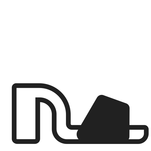 Womans Sandal High Contrast Vector