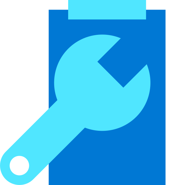 Wrench Clipboard Vector