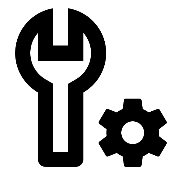 Wrench Cog Outline
