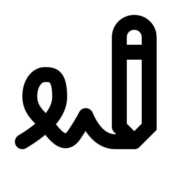 Writing Sign