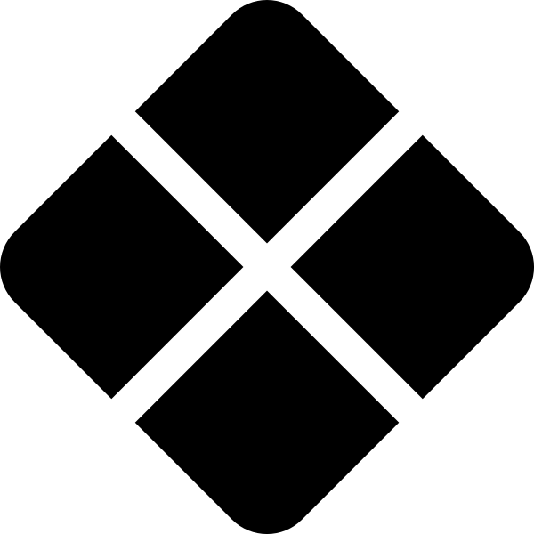 X Diamond Fill