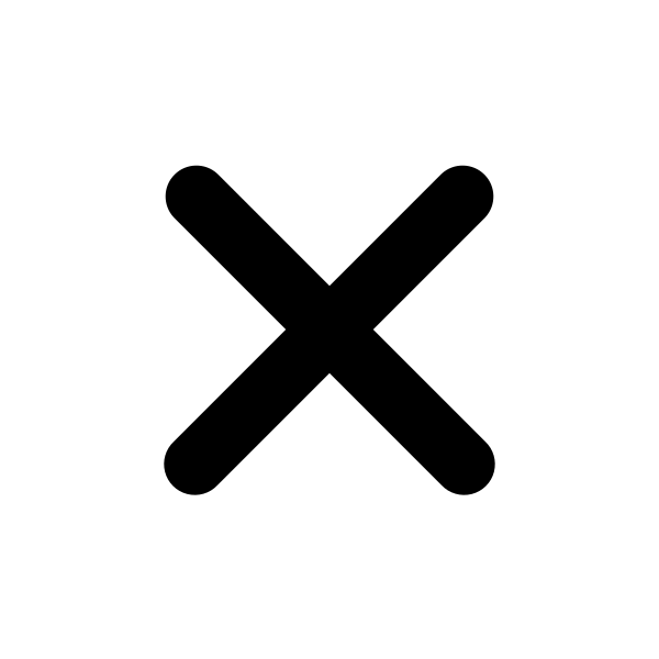 X Mark Vector