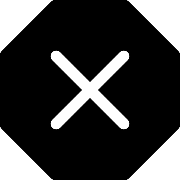 X Octagon Fill