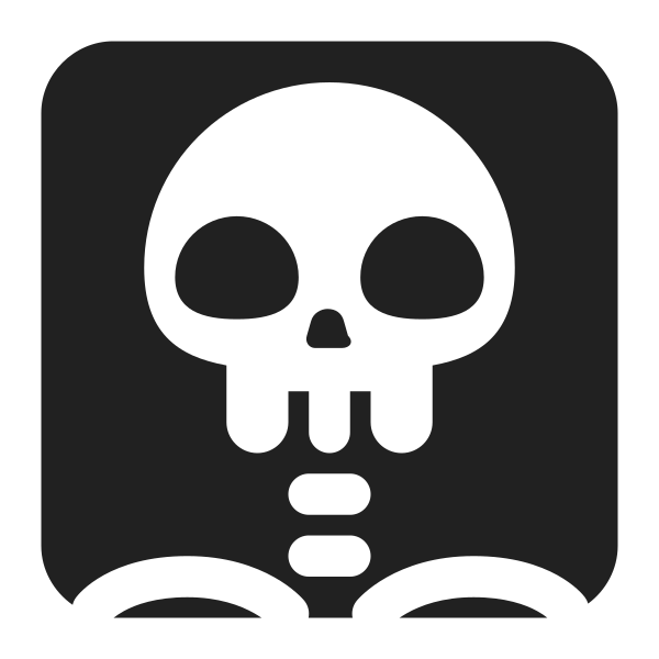 X Ray High Contrast Vector