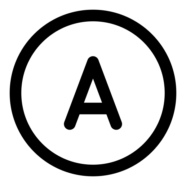 Xbox A Vector