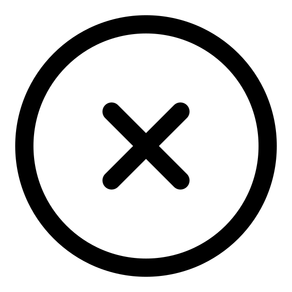 Xmark Circle Vector