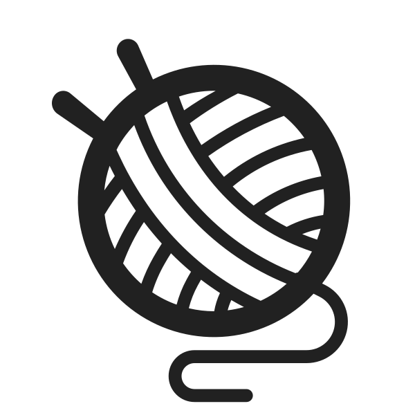 Yarn High Contrast Vector