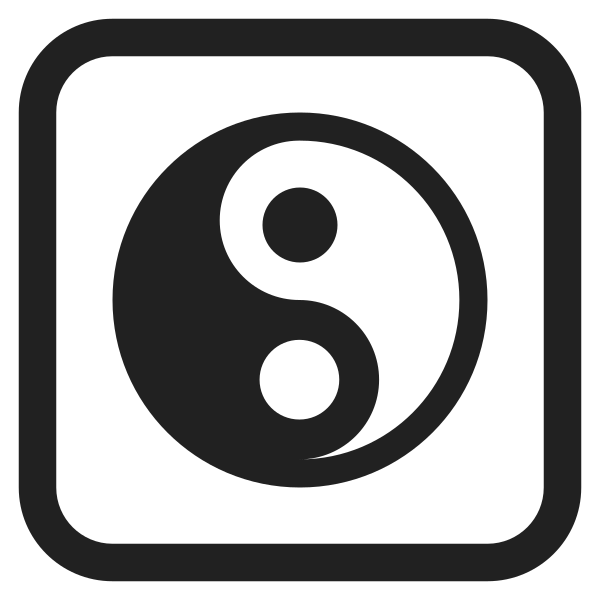 Yin Yang High Contrast