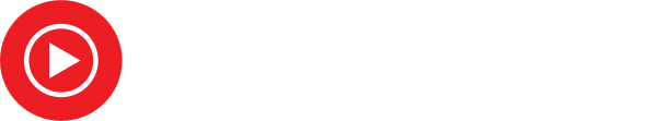Youtube Music Wordmark Dark Vector