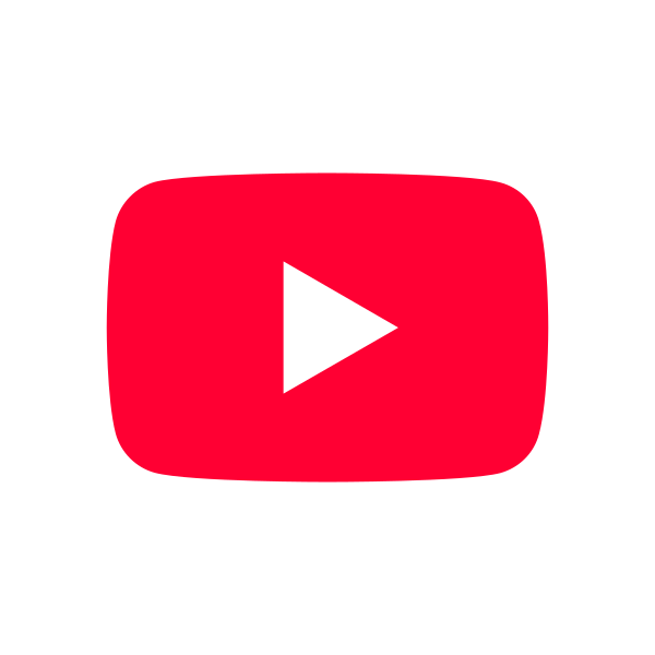 YouTube Social White Square (2024) Vector