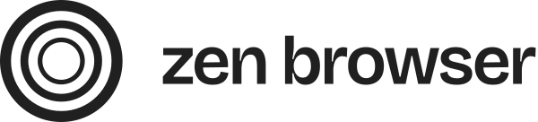 Zen Browser Wordmark Light