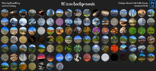 110 icon backgrounds
