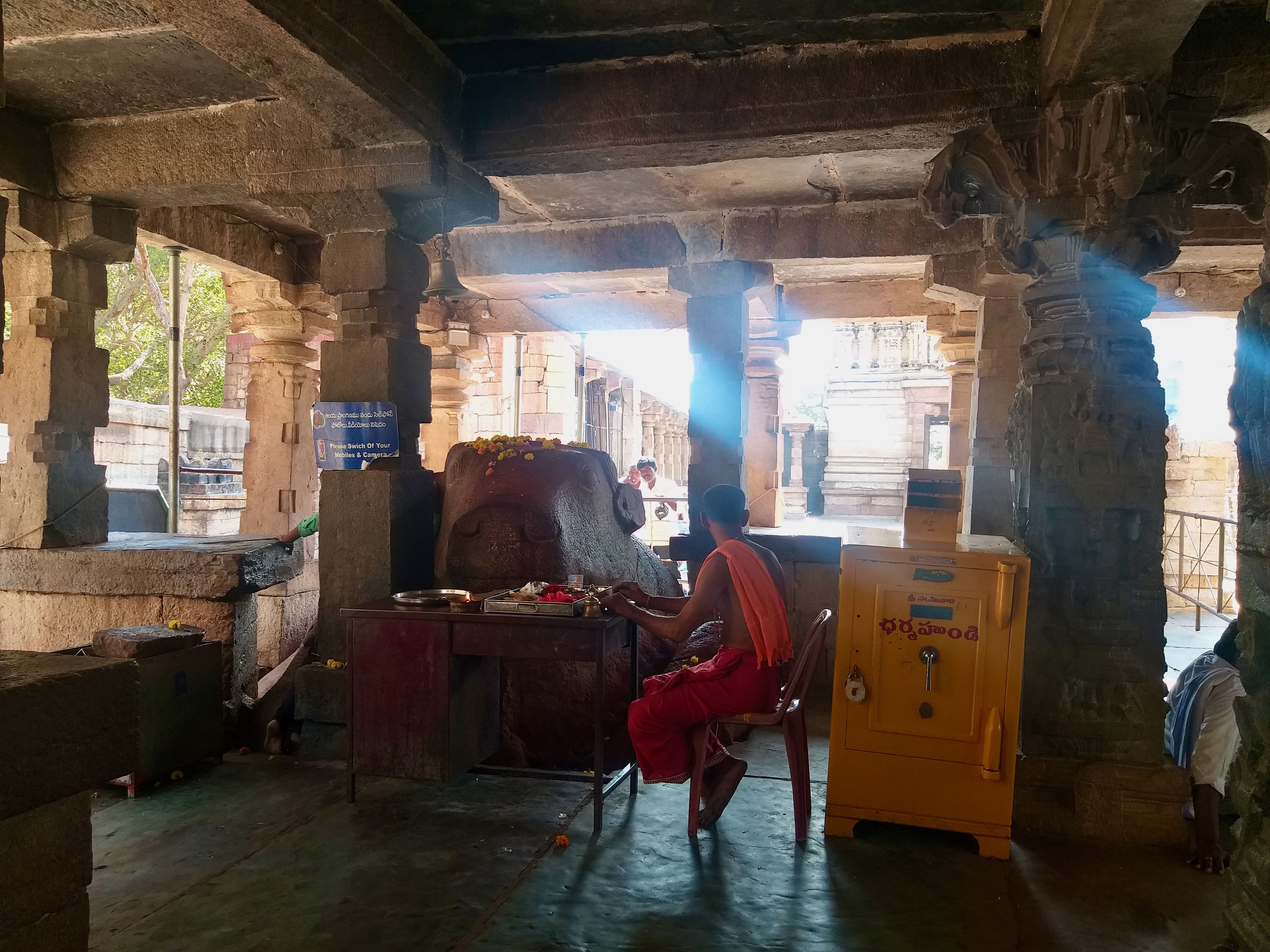 15th century Yaganti Umamahesvara temple, Andhra Pradesh India - 117