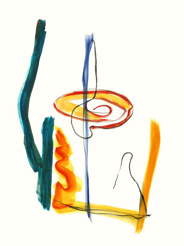 2006 / 2013 - 'Midsummer-night phantom no. 14', a later edited digital print-art version in high resolution for free download - by contemporary Dutch artist, Fons Heijnsbroek