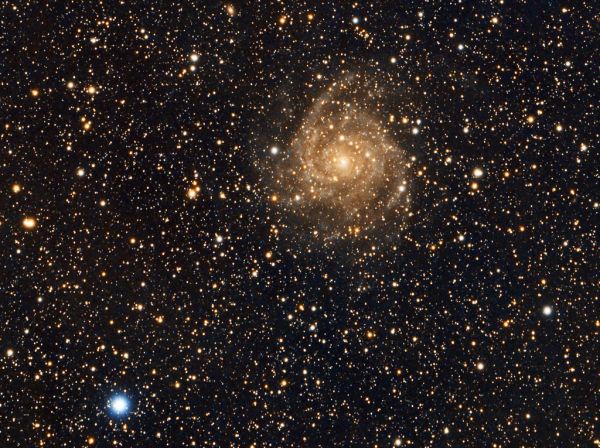 50 shades of Brown, IC342 The Hidden Galaxy. DSLR image.