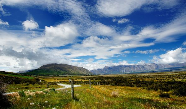 A high country landscape.