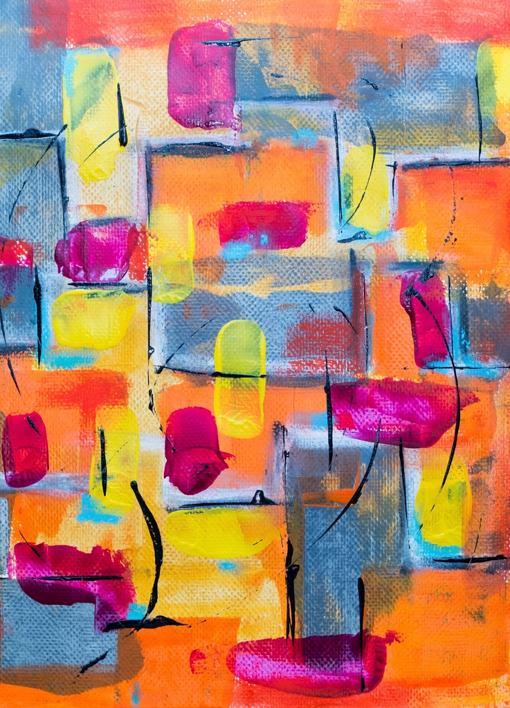 Abstract art canvas