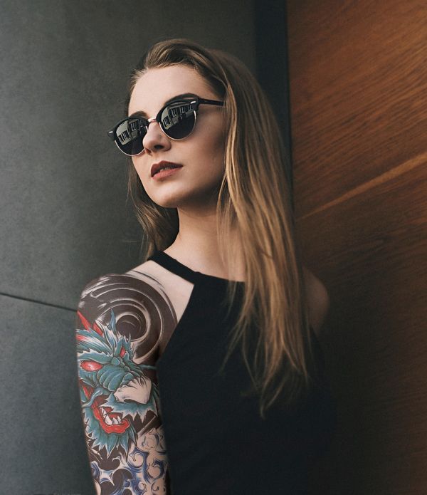 After 1 - How to Add Tattoo to a Person Arm in Photoshop - Applying Realistic Tattoos on the Body