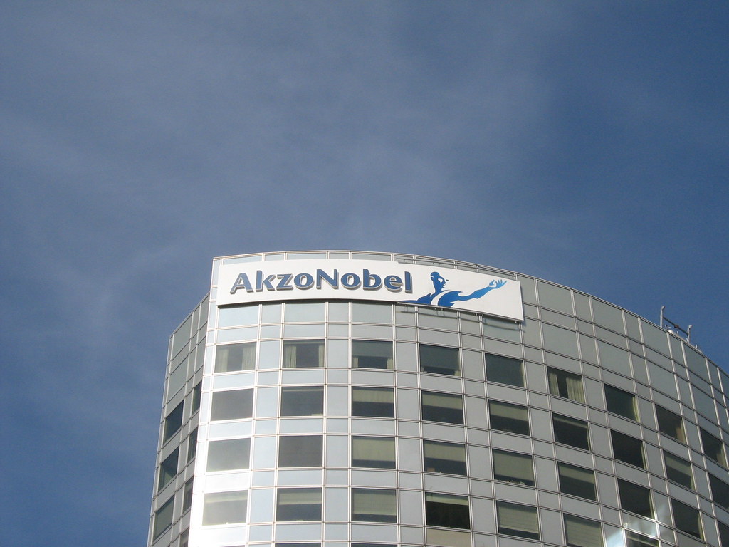 AkzoNobel headquarters logo