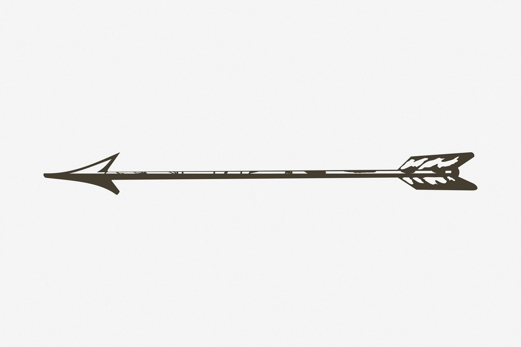 Arrow hand drawn illustration