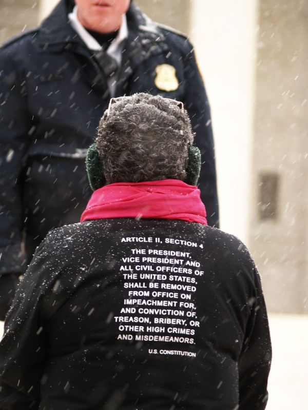 Article II, Section 4, United States Constitution v. SCOTUS Police, Outside the Third Guantanamo Hearing (Washington, DC)