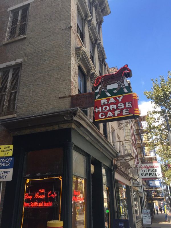 Bay Horse Cafe Sign, Main Street Historic District, Cincinnati, OH
