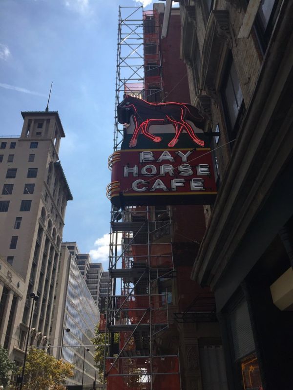 Bay Horse Cafe Sign, Main Street Historic District, Cincinnati, OH