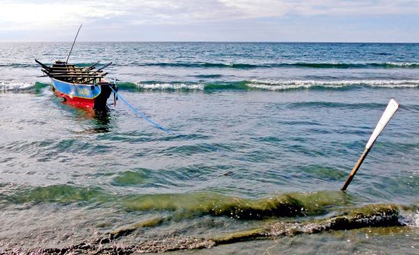 Beach scene. Philippines.