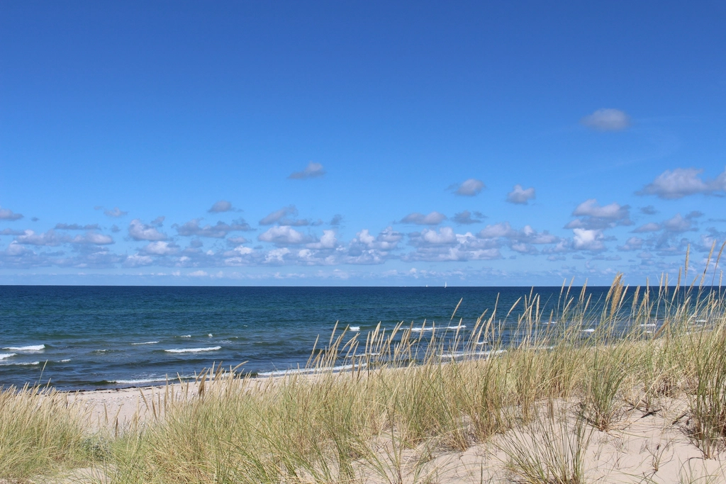Beautiful beach landscape scenery