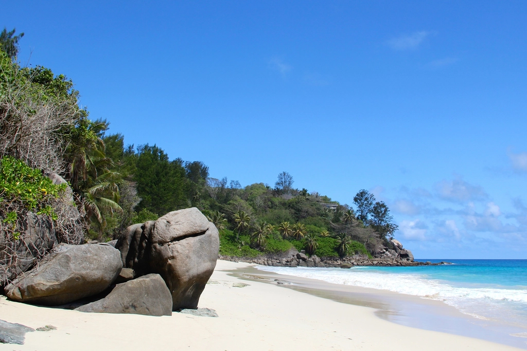 Beautiful beach landscape scenery