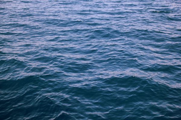 Blue Ocean Choppy Water