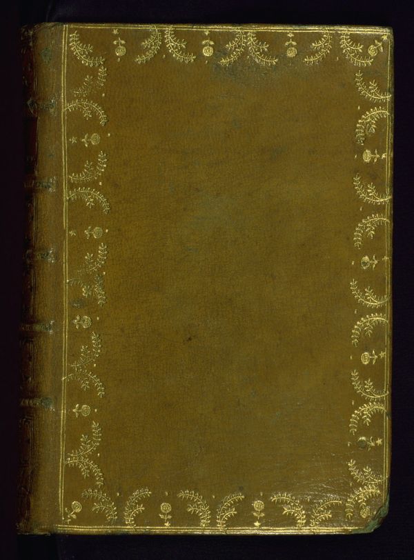 Book of Hours, Binding, Walters Manuscript W.99, Upper board outside